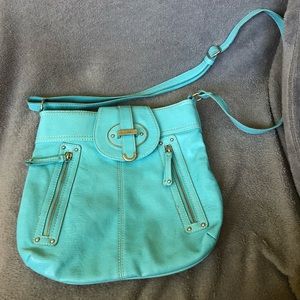 Nine West Medium Aqua Hobo Bag 11.5x11.5